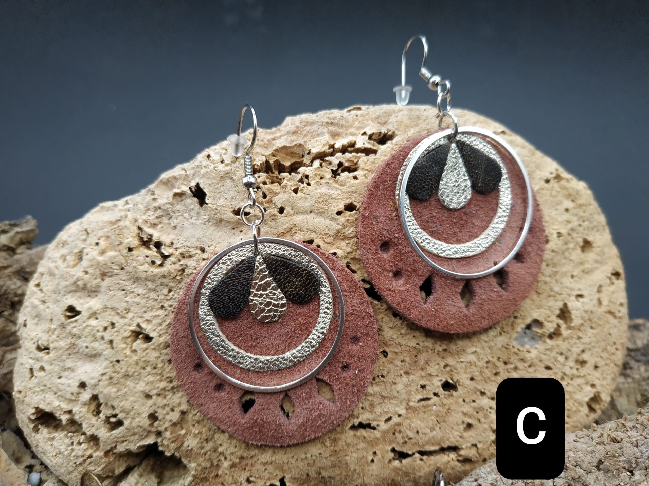 Éconologik matières sublimées cuir récup bijoux fabrication artisanale française