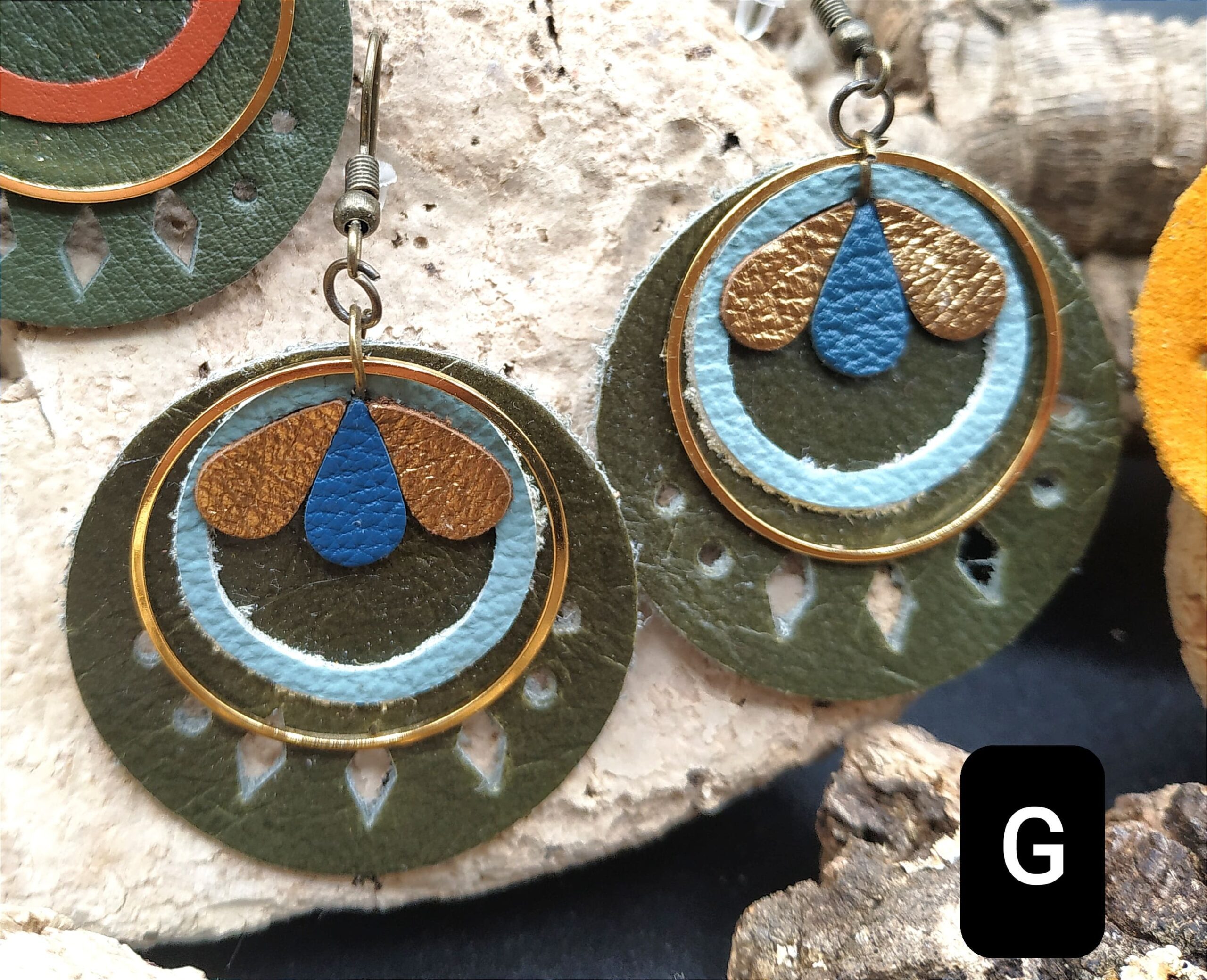 Éconologik matières sublimées cuir récup bijoux fabrication artisanale française